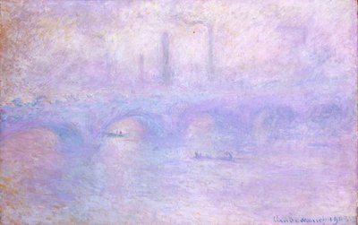 Ponte di Waterloo. Effetto della nebbia da Claude Monet